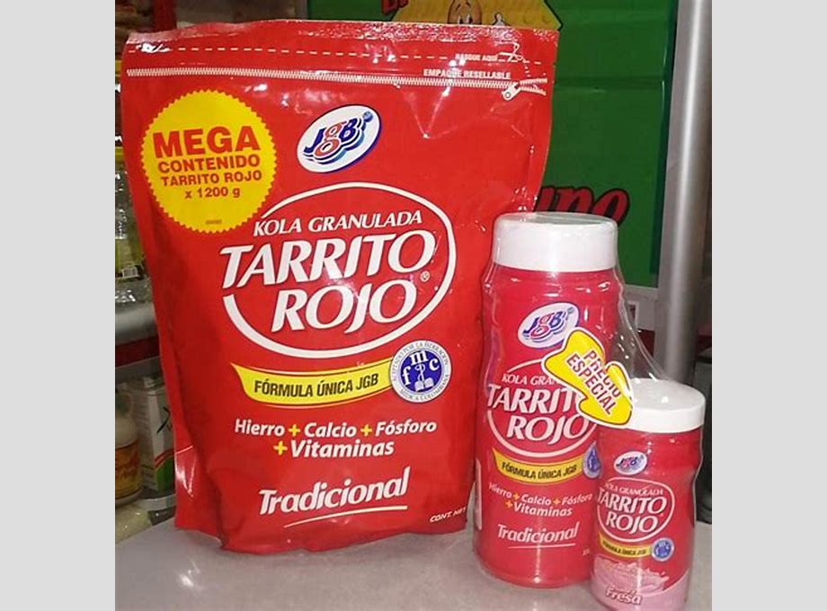 KOLA GRANULADA TARRITO ROJO 25GR PC*24 DISP*8 SOBRES