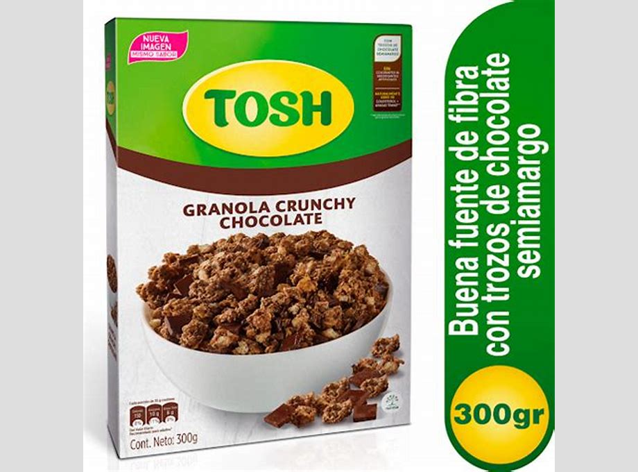 GRANOLA TOSH AVENA Y PASAS