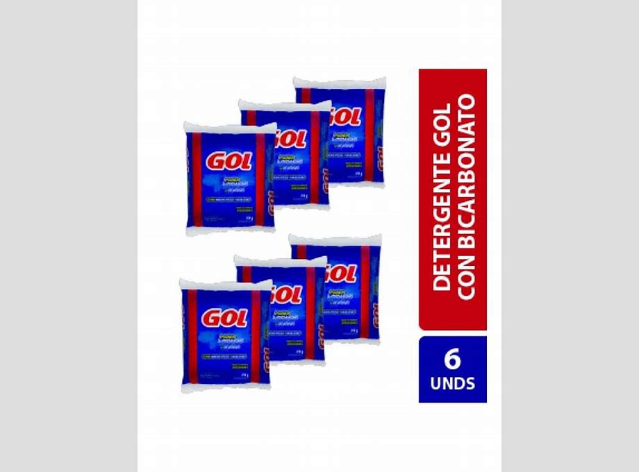 DETERGENTE GOL* 3 KILOS * 6 UNIDADES
