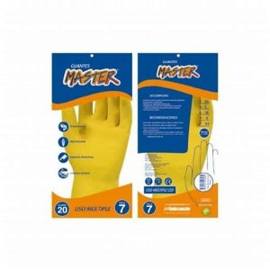 GUANTE NEGRO-AMARILLO CALIBRE 20 (PACA)