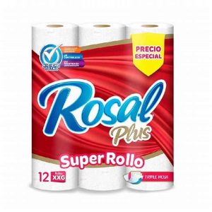 PAPEL HIGIENCIO ROSAL SUPER ROLLO NAVIDAD 2019 3*15 (PACA/CAJA)