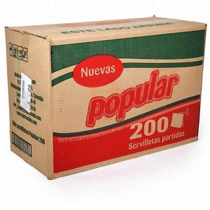 SERVILLETA POPULAR * 200 CAJA